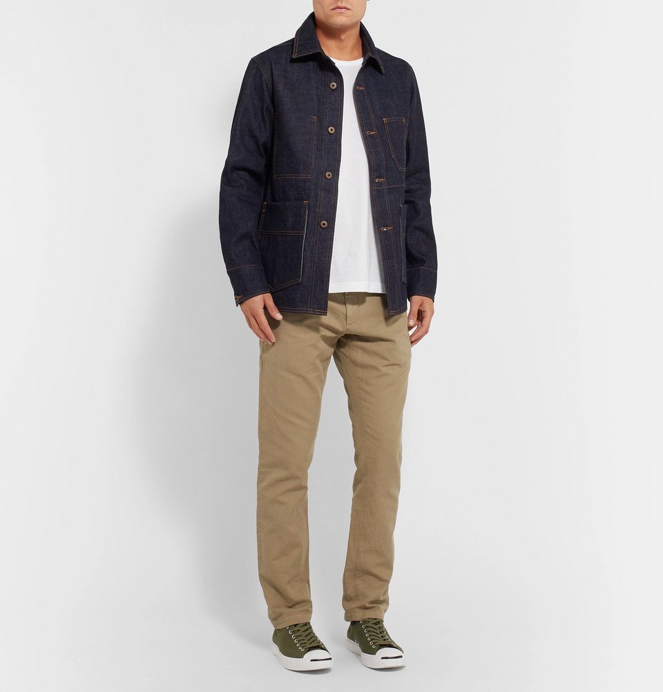 Freemans Sporting Club - Denim Chore Jacket - Dark denim Freemans