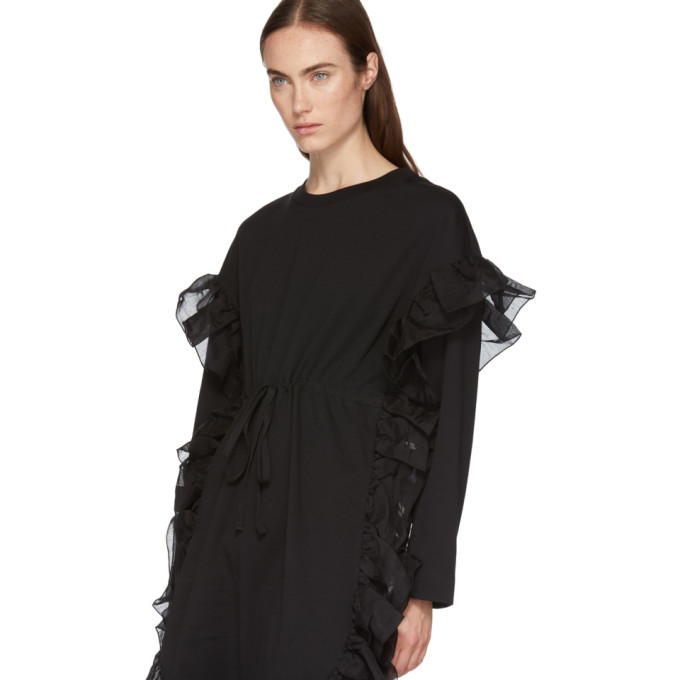 see by chloe black ruffle dress