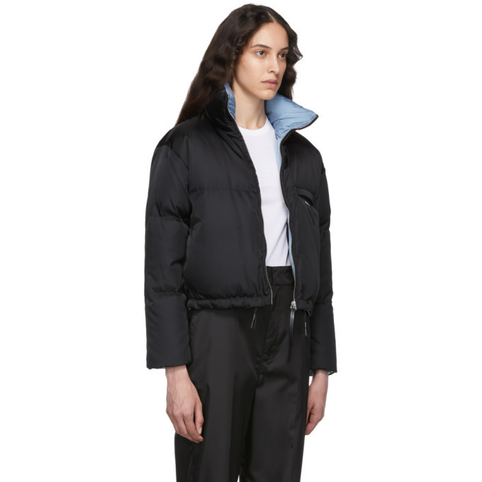 Prada Black Down Cropped Jacket Prada