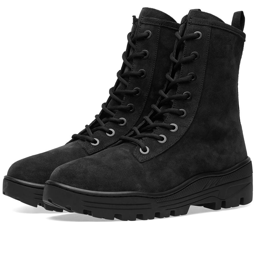 yeezy black boots