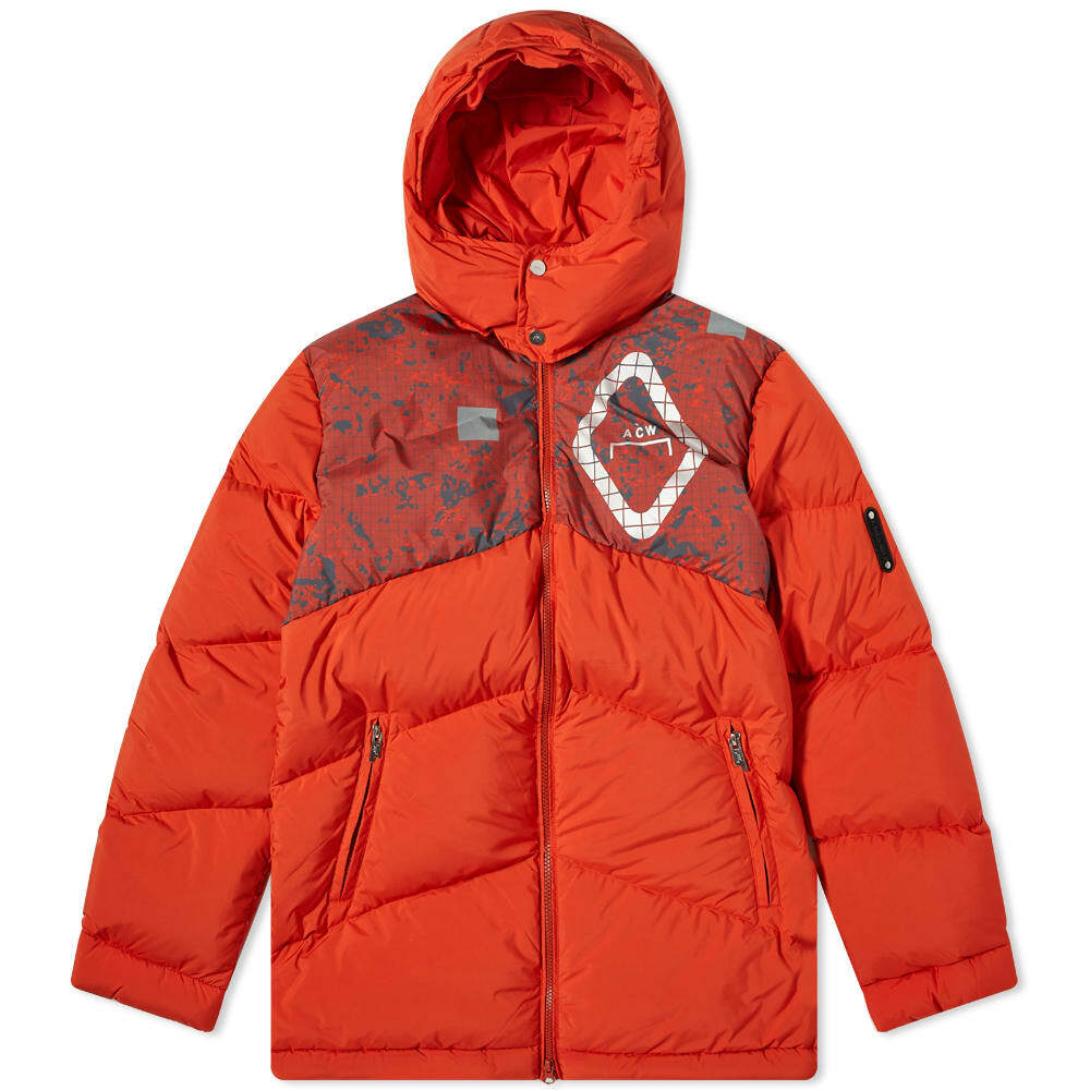 A-COLD-WALL* Men's Panelled Down Jacket in Rust A-Cold-Wall*