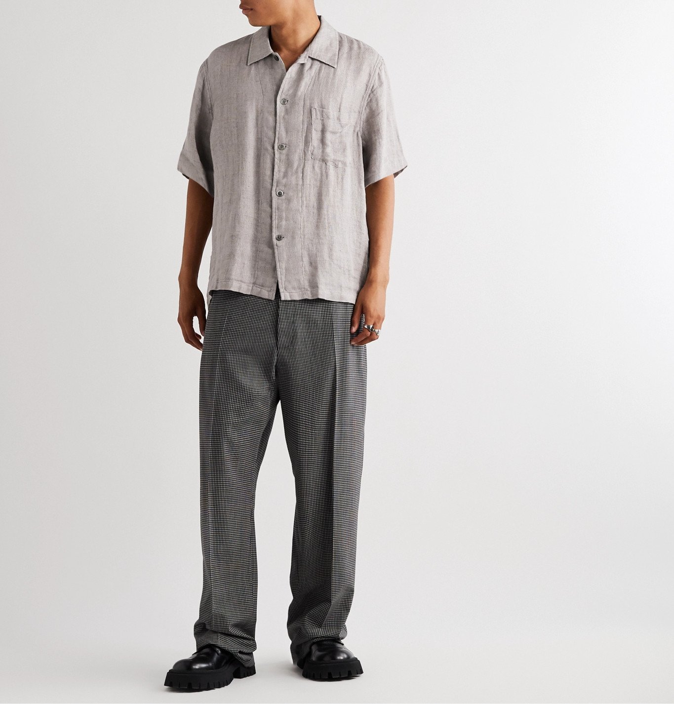 Our Legacy - Linen Shirt - Gray Our Legacy