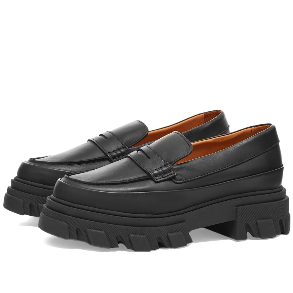 Photo: GANNI Chunky Loafer Shoes