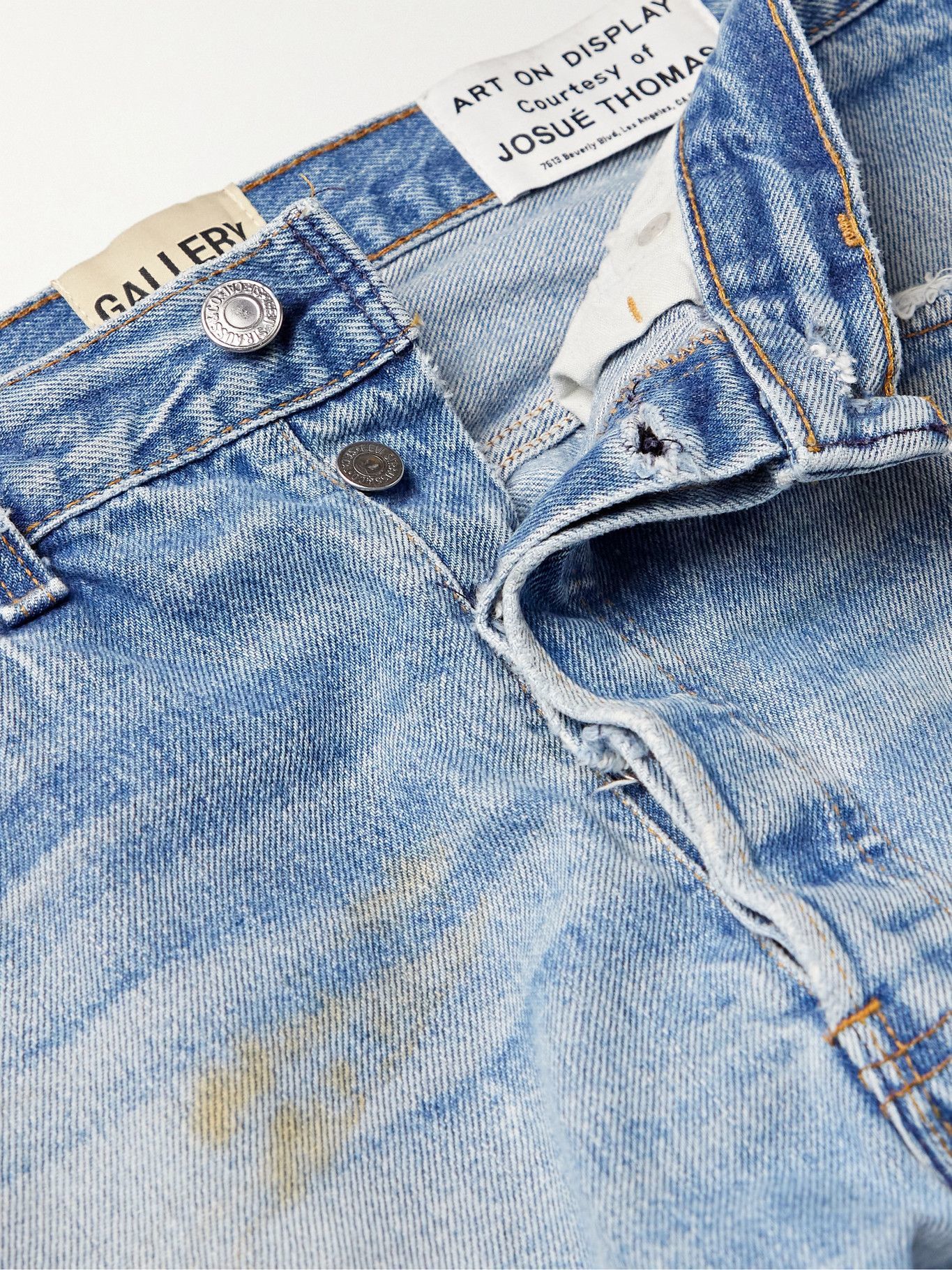 GALLERY DEPT. - LA Flare Slim-Fit Distressed Denim Jeans - Blue Gallery Dept.