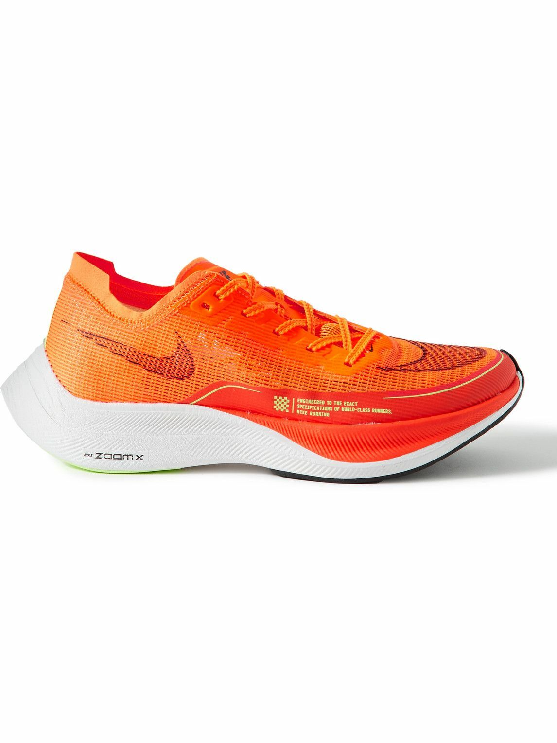Photo: Nike Running - ZoomX Vaporfly Next% 2 Mesh Running Sneakers - Orange