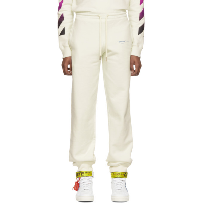 off white gradient sweatpants