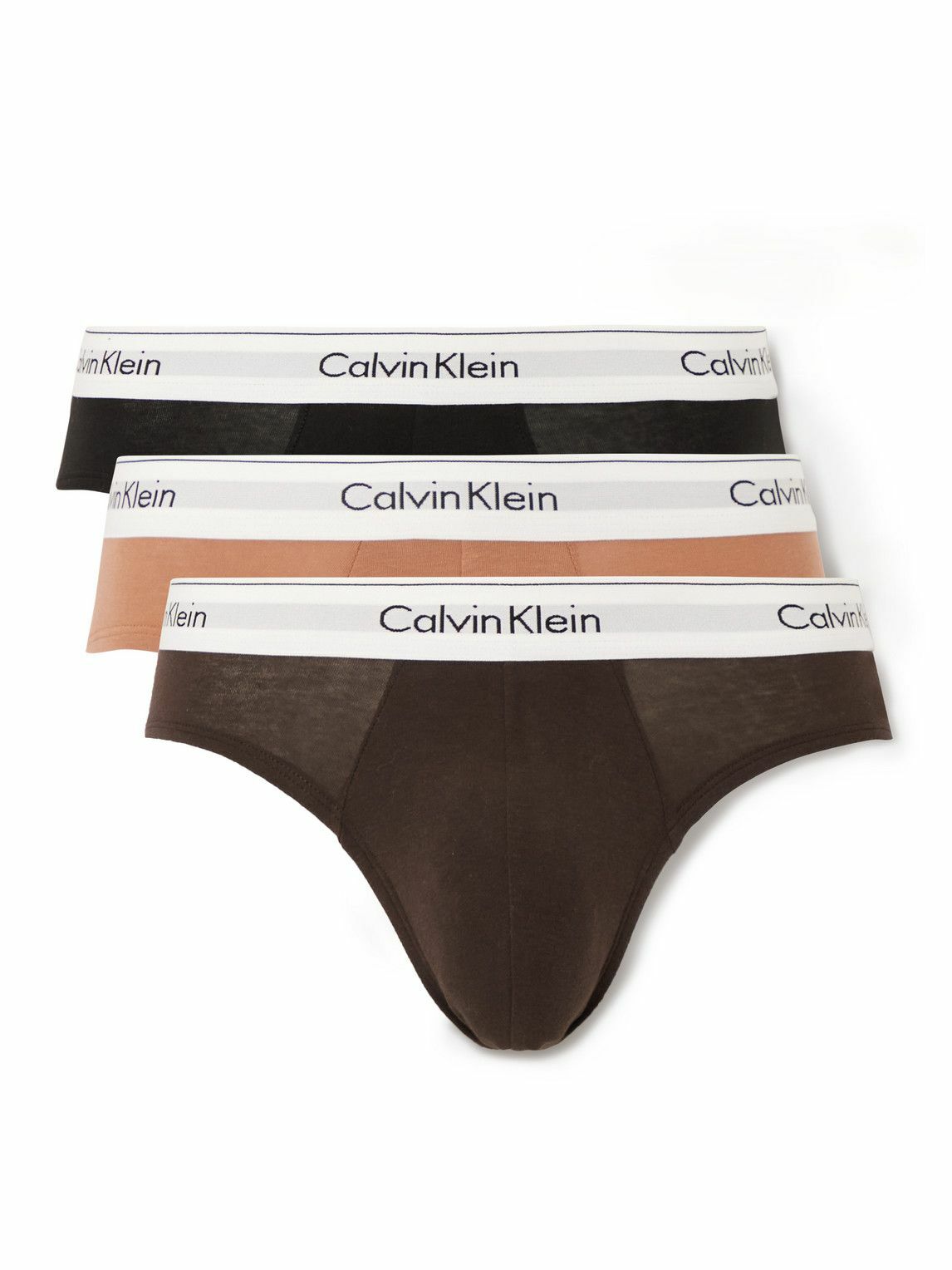 Calvin Klein Underwear ThreePack StretchCotton Briefs Multi