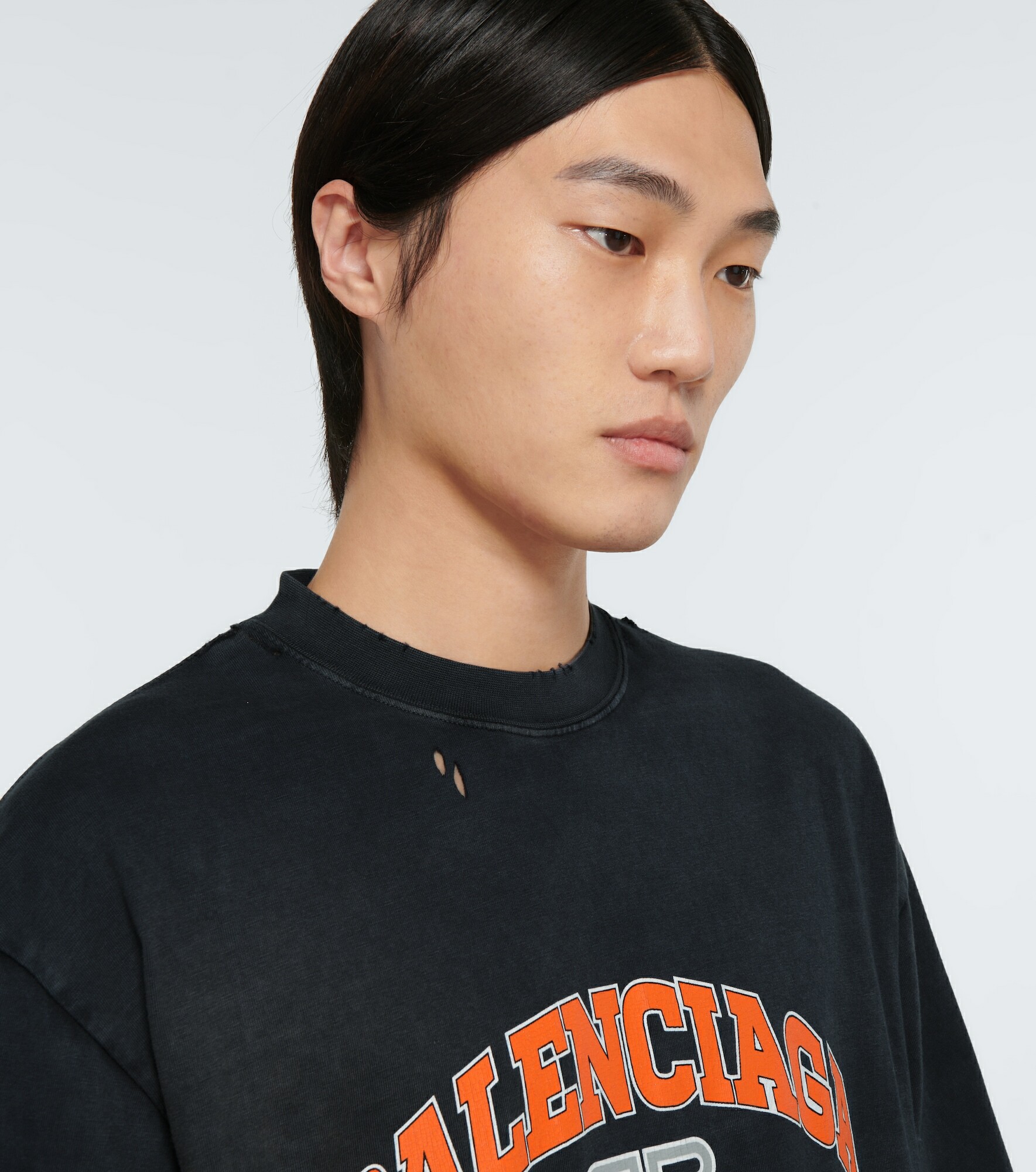 Balenciaga - Maison cotton jersey T-shirt Balenciaga