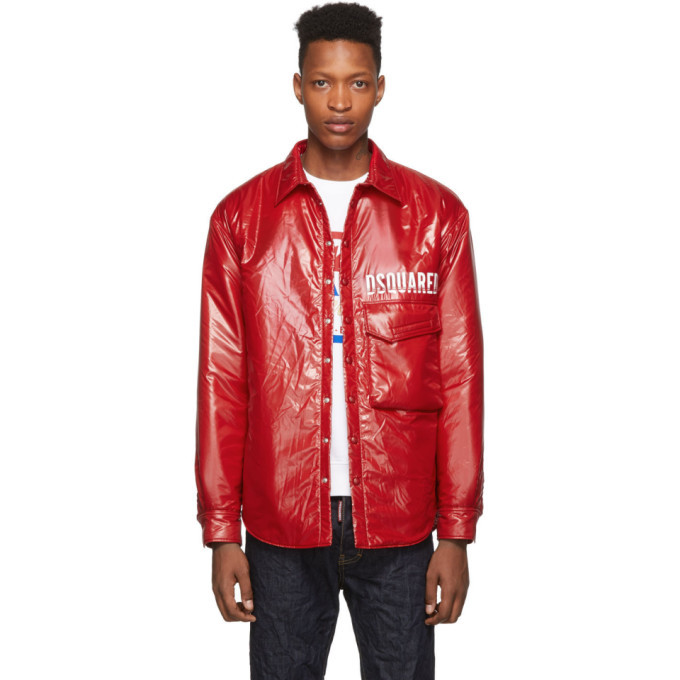 dsquared red jacket