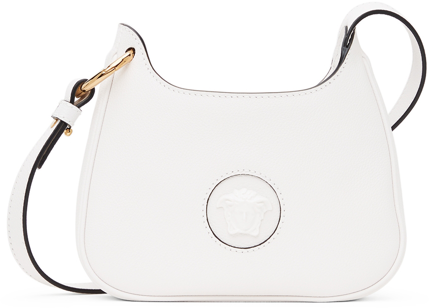 Versace White 'La Medusa' Shoulder Bag Versace