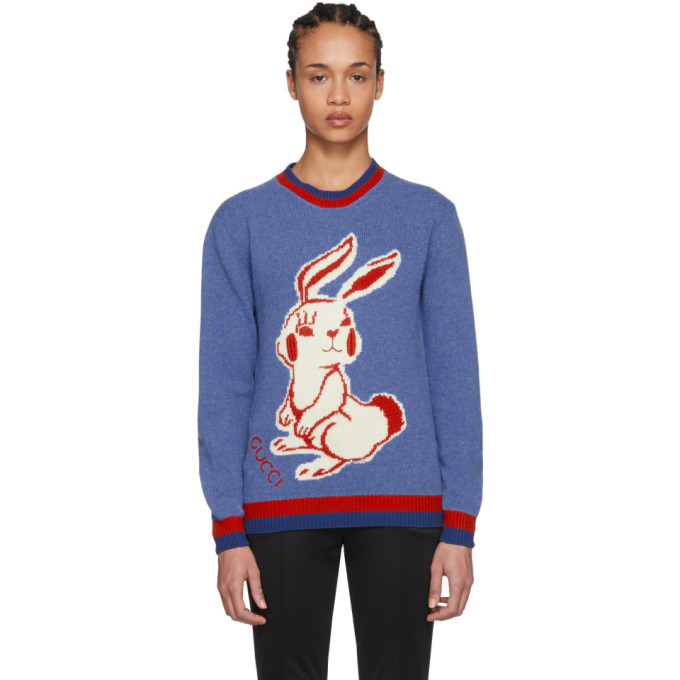 Introducir 88+ imagen gucci rabbit sweater