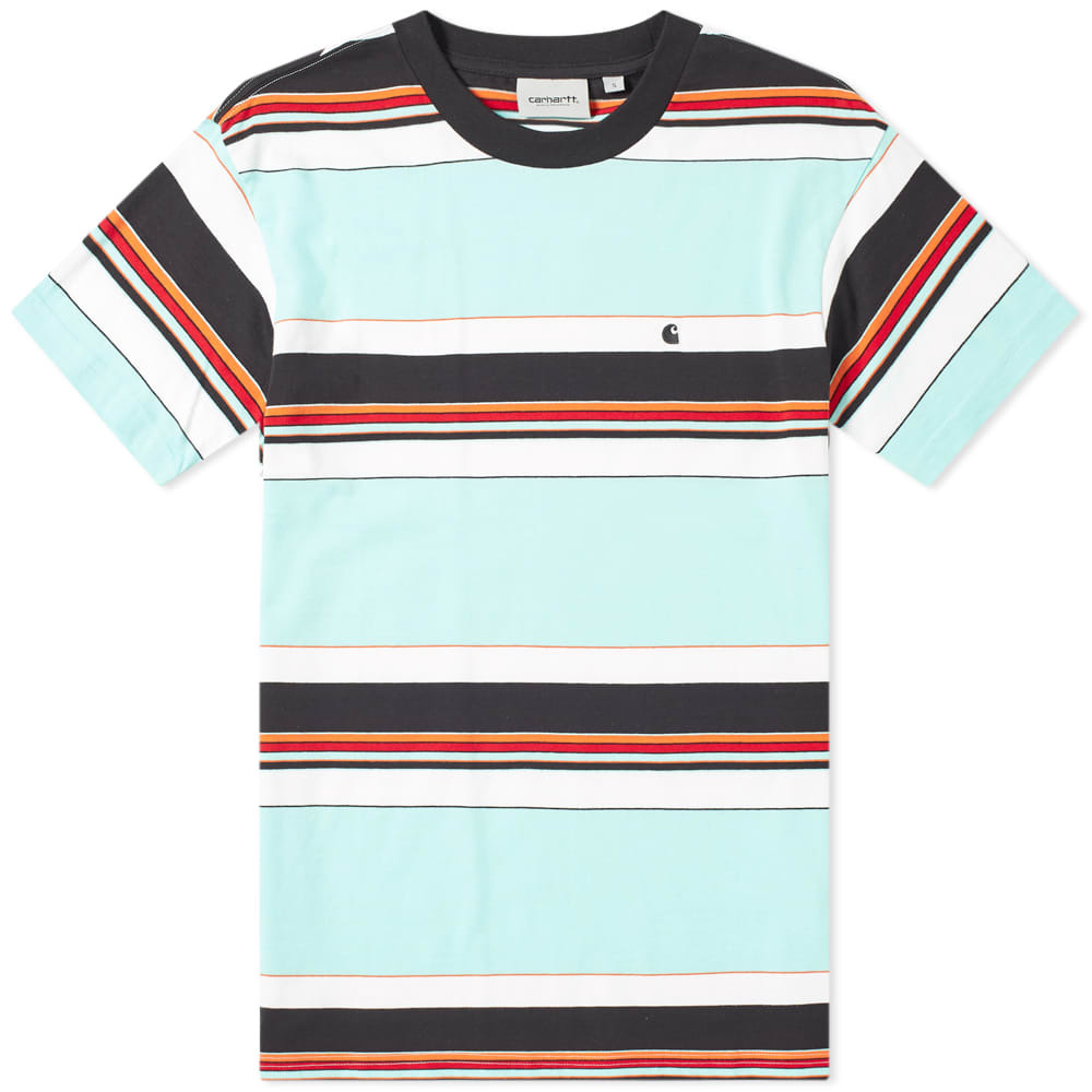 Carhartt Ozark Stripe Tee Light Yucca & Black Carhartt WIP