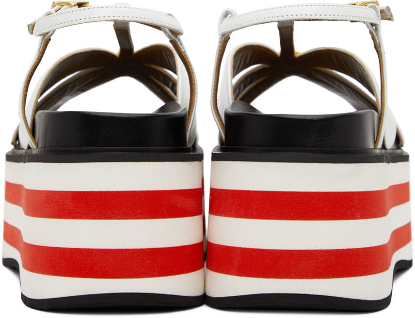 Marni White Daisy Flat Sandals Marni