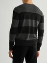 Allude - Striped Wool and Cashmere-Blend Sweater - Gray
