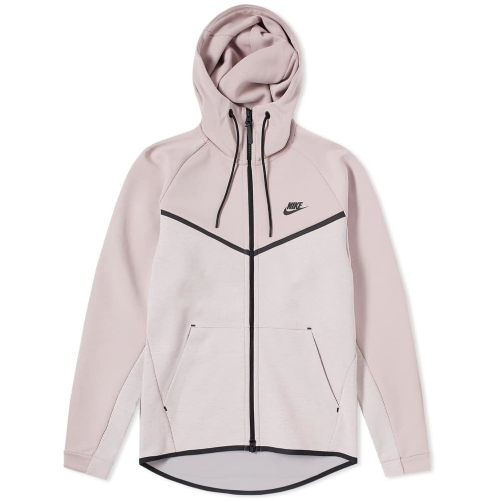 nike tech fleece hoodie pink