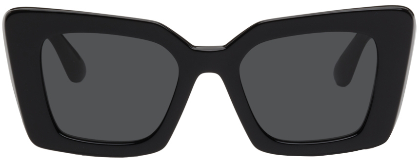 Photo: Burberry Black Monogram Motif Square Sunglasses