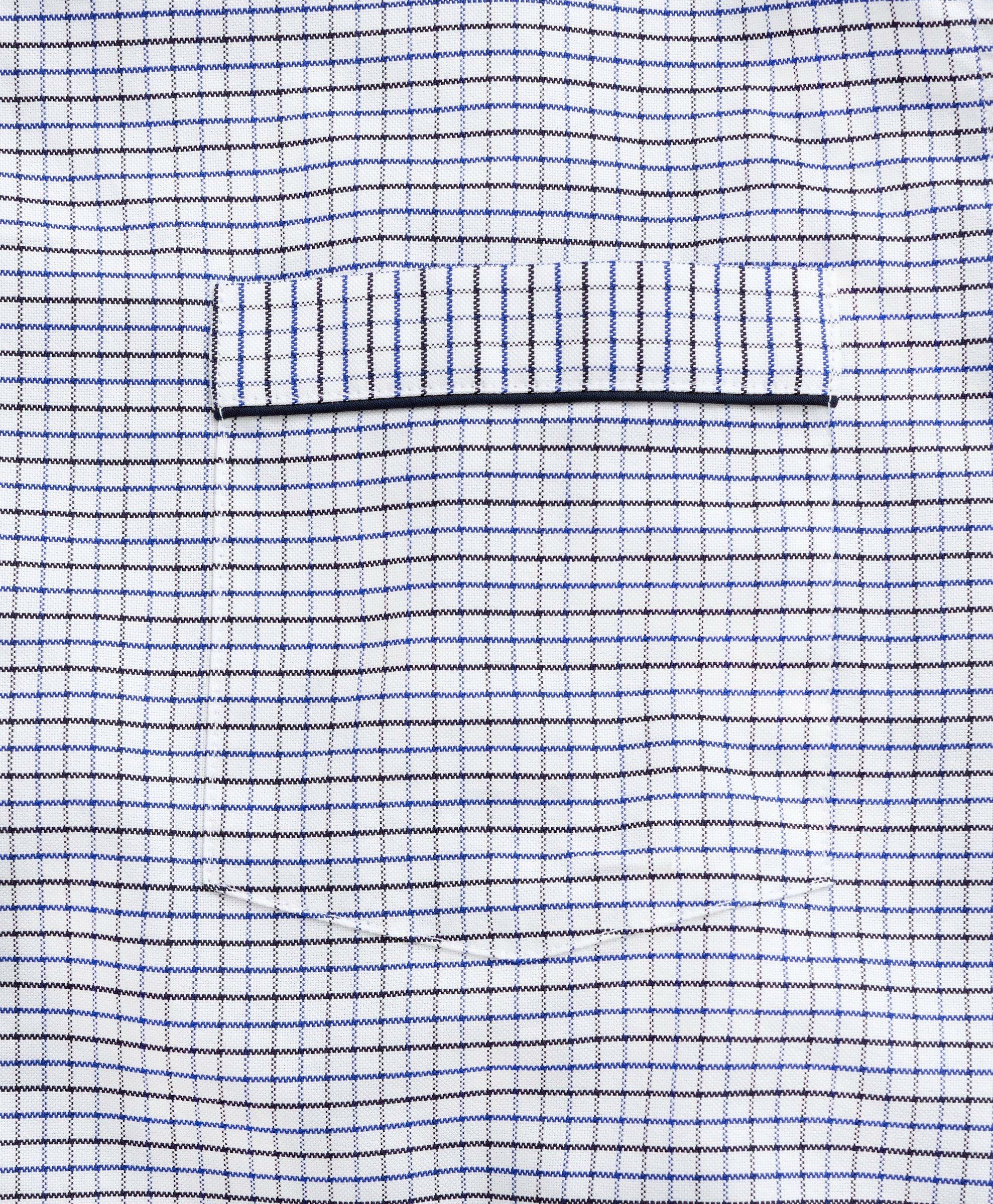 Brooks Brothers Men's Oxford Cotton Tattersall Pajamas | Blue