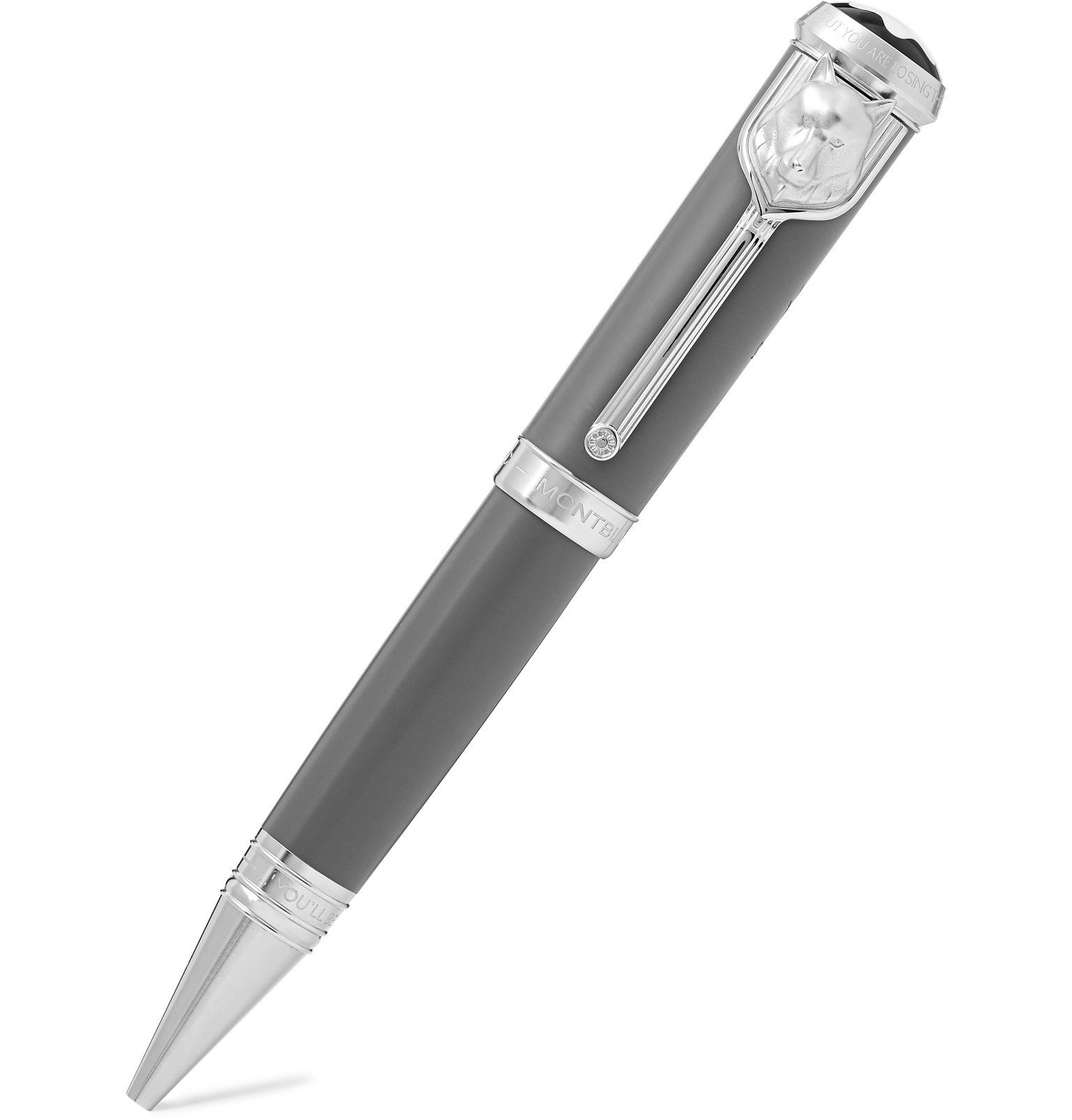 montblanc pix gray ballpoint pen