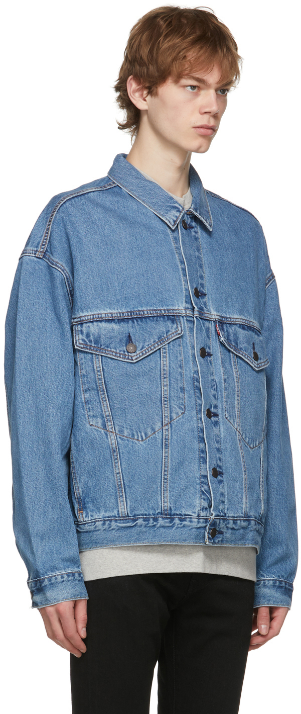 stay loose denim trucker jacket