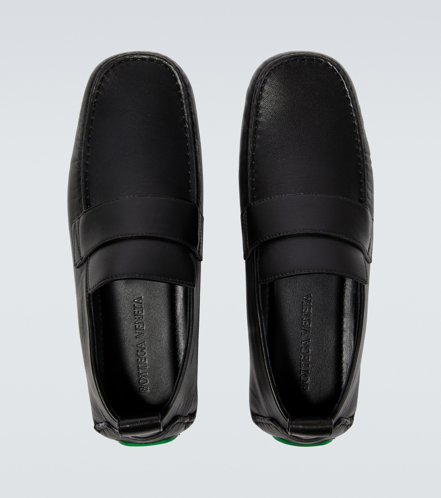 BOTTEGA VENETA 26S LOAFERS IN CHOCOLATE BROWN LAMBSKIN