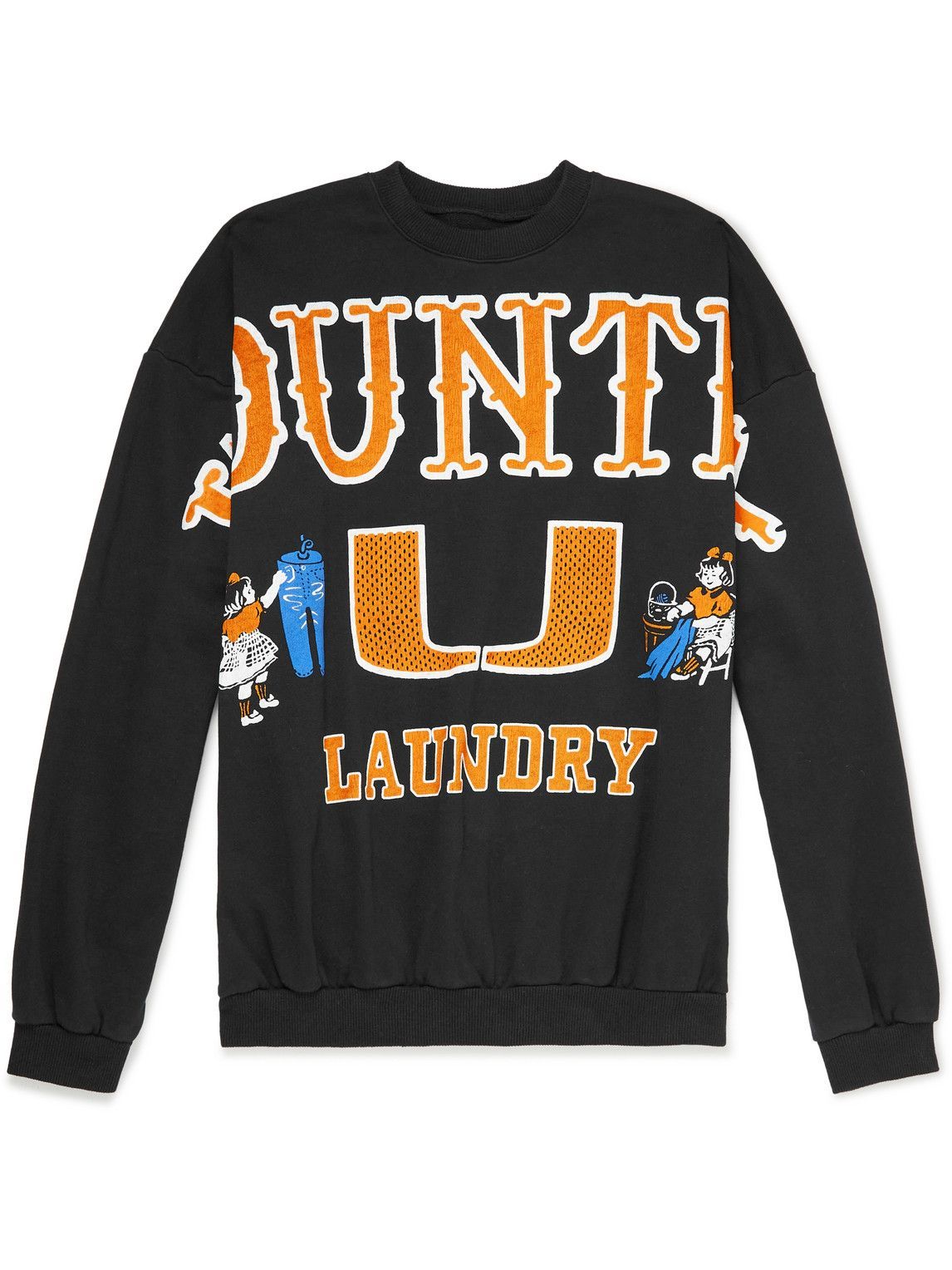 KAPITAL - Big Kountry Printed Cotton-Jersey Sweatshirt KAPITAL