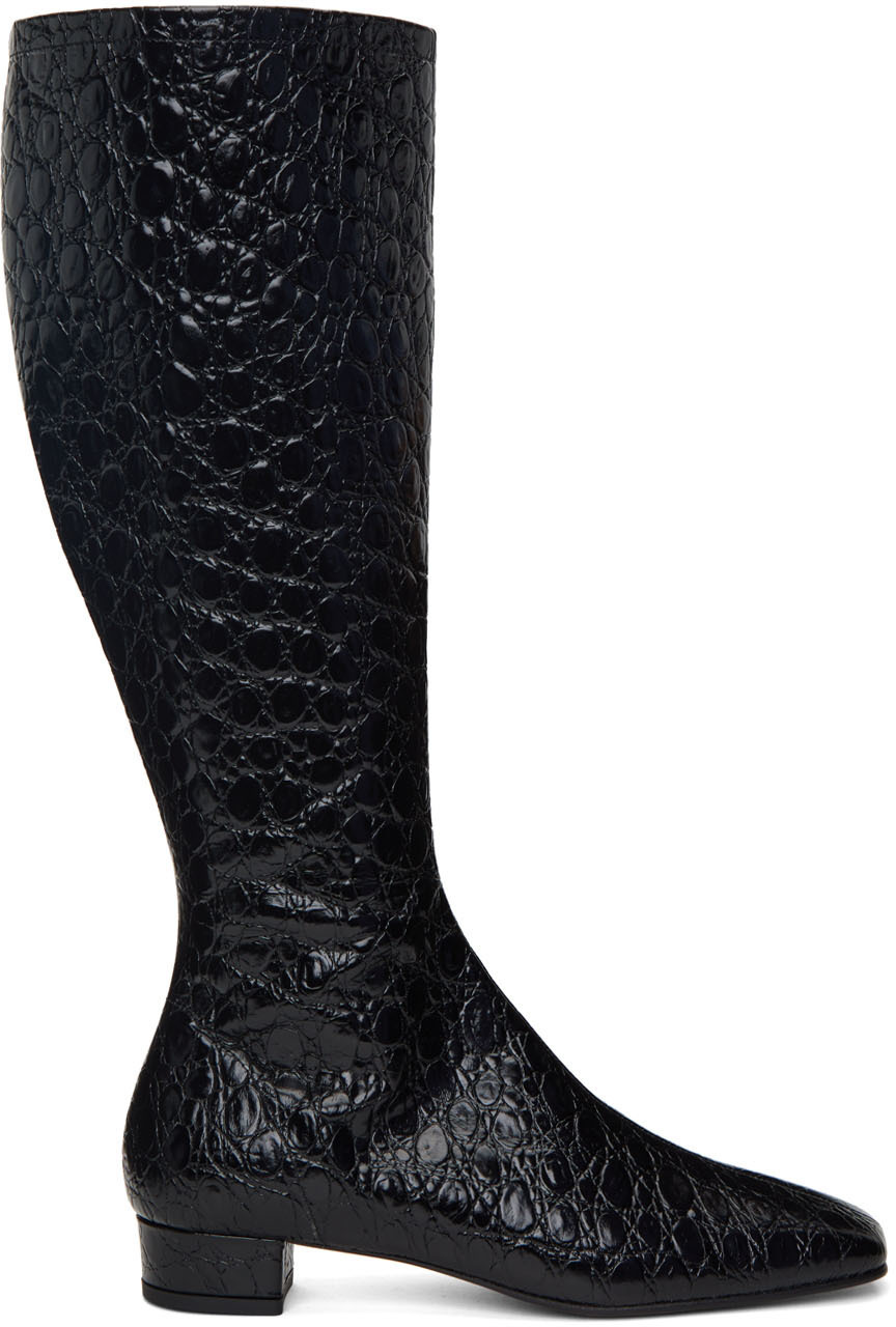 by far black edie boots