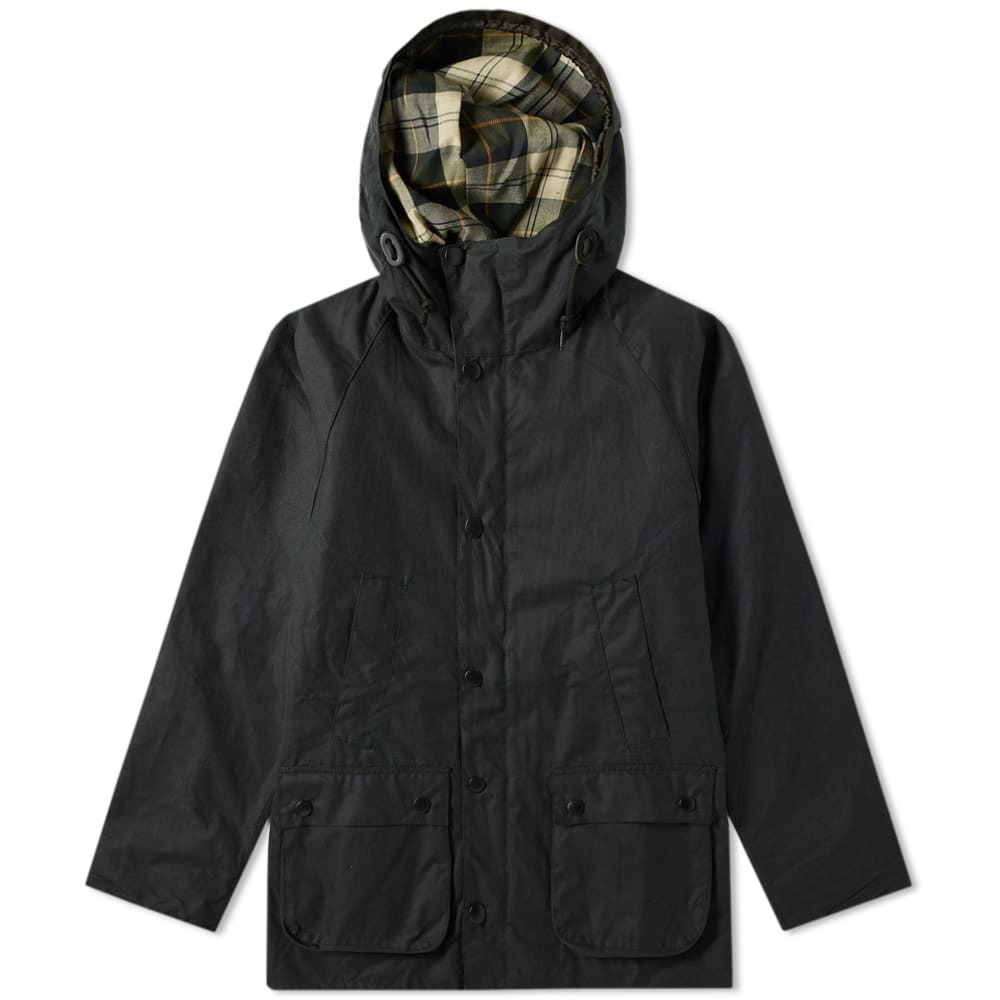 Barbour SL Bedale Hooded Wax Jacket - White Label