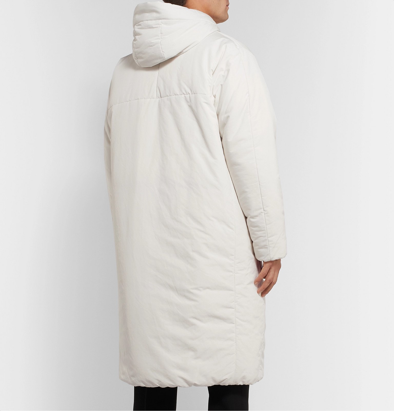 Theory - Oversized Quilted Shell Hooded 