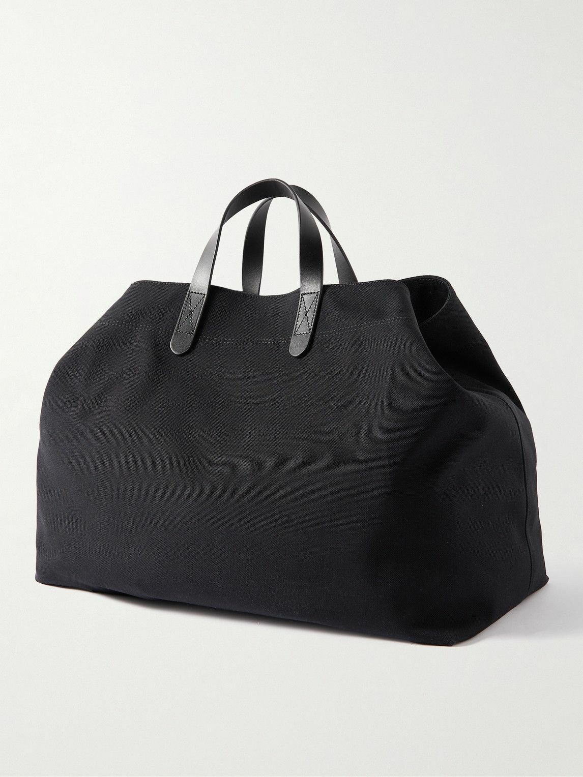 Mismo - M/S Haven Leather-Trimmed Canvas Weekend Bag Mismo