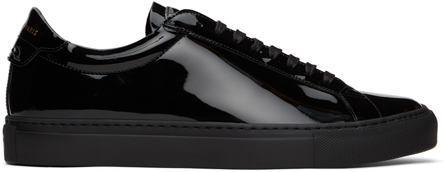 Givenchy Black Patent Urban Knots Sneakers Givenchy