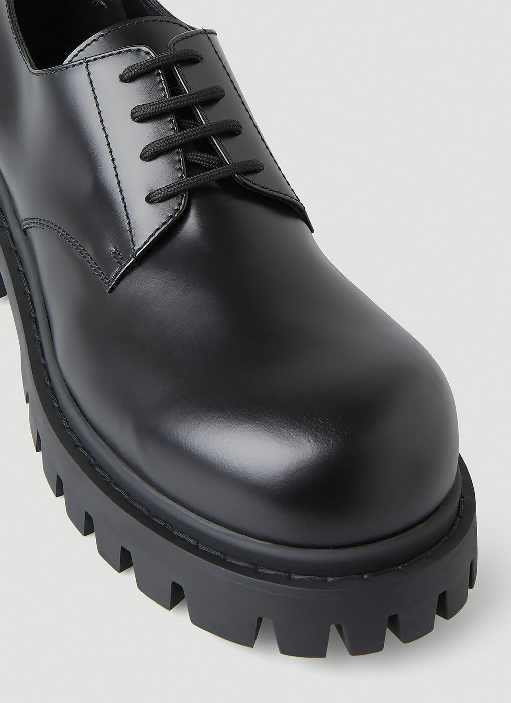 Sergeant Derby Shoes in Black Balenciaga