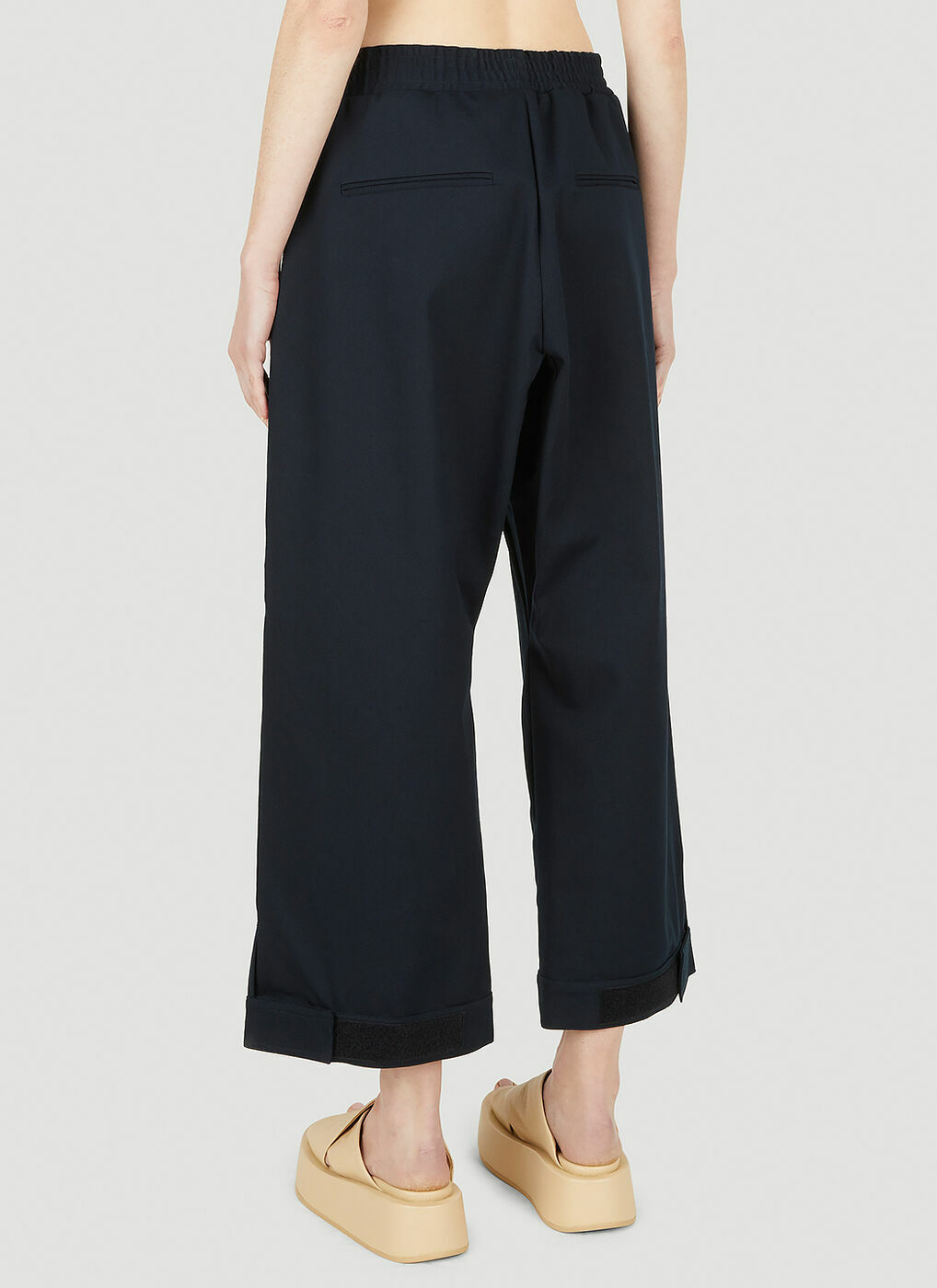 Wide Leg Pants in Navy Plan C