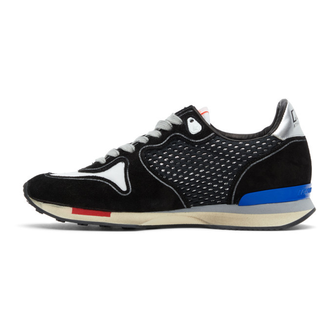 Golden Goose Black and Silver Running Sneakers Golden Goose Deluxe Brand