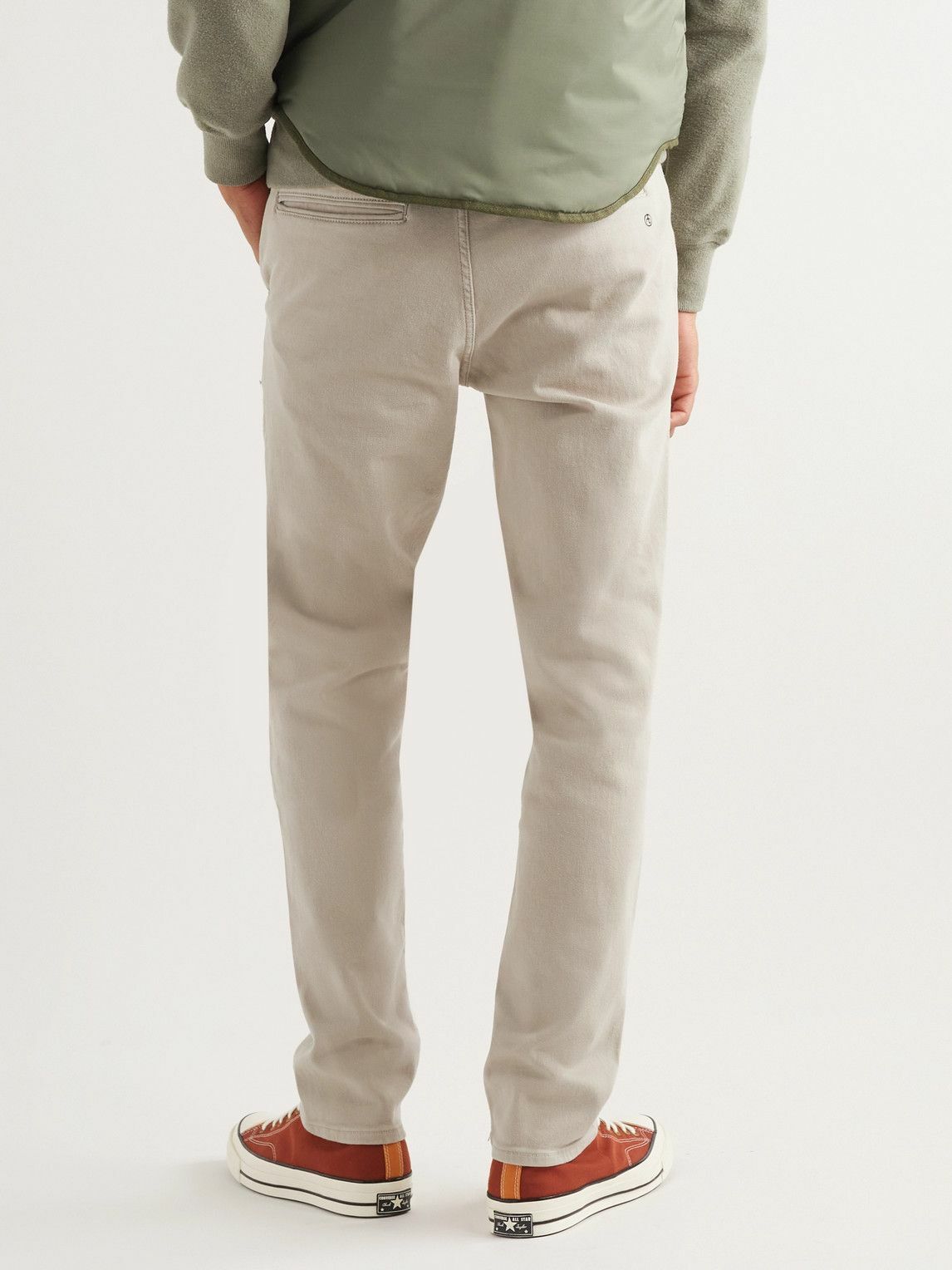 Rag & Bone - Fit 2 Cotton-Blend Jersey Chinos - Neutrals Rag and Bone