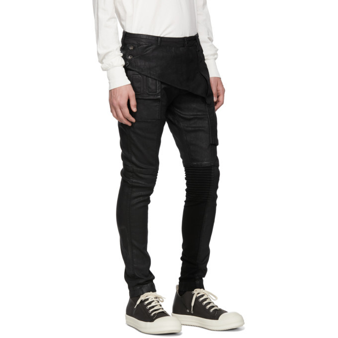 Rick Owens Drkshdw Black Memphis Cut Jeans Rick Owens Drkshdw