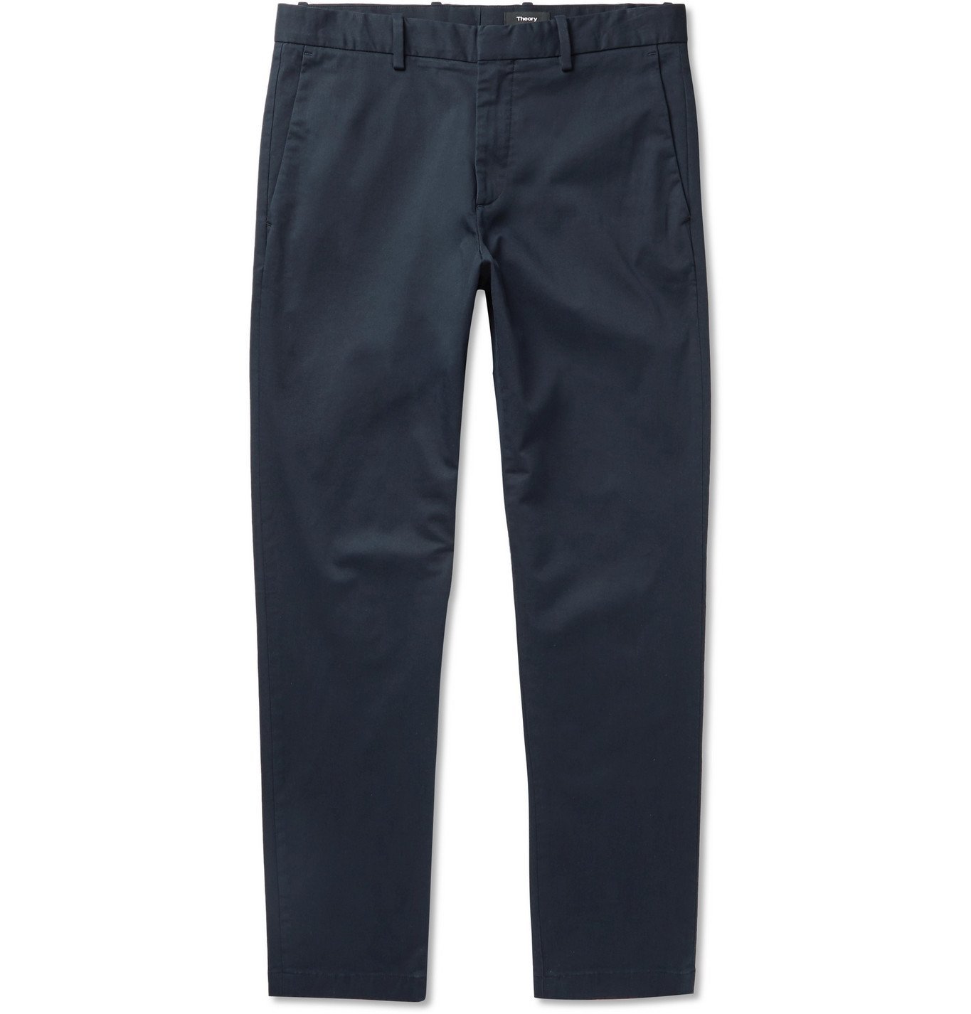 Theory - Curtis Tapered Cotton-Blend Chinos - Blue Theory