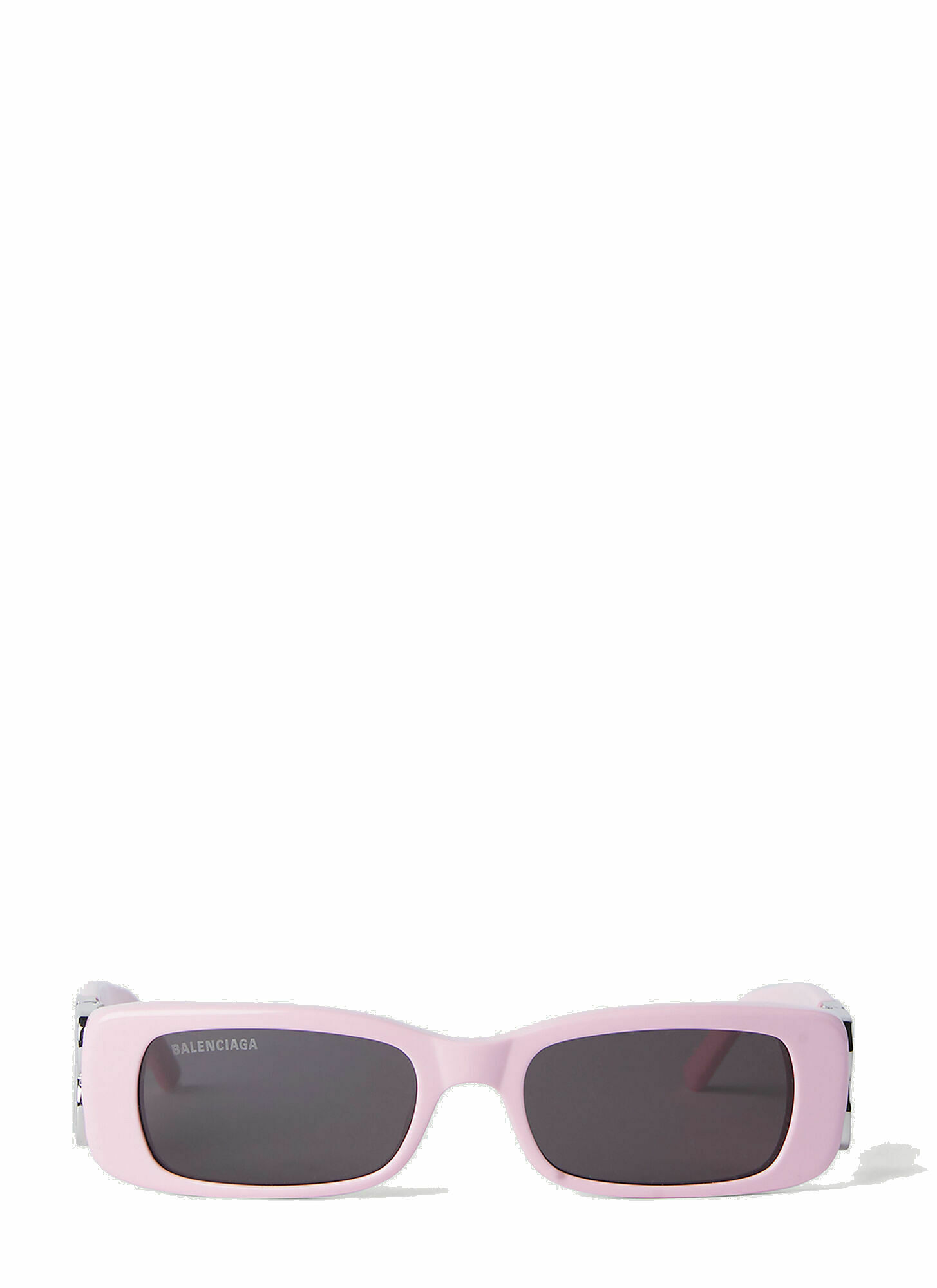Photo: Dynasty Rectangle Sunglasses in Pink