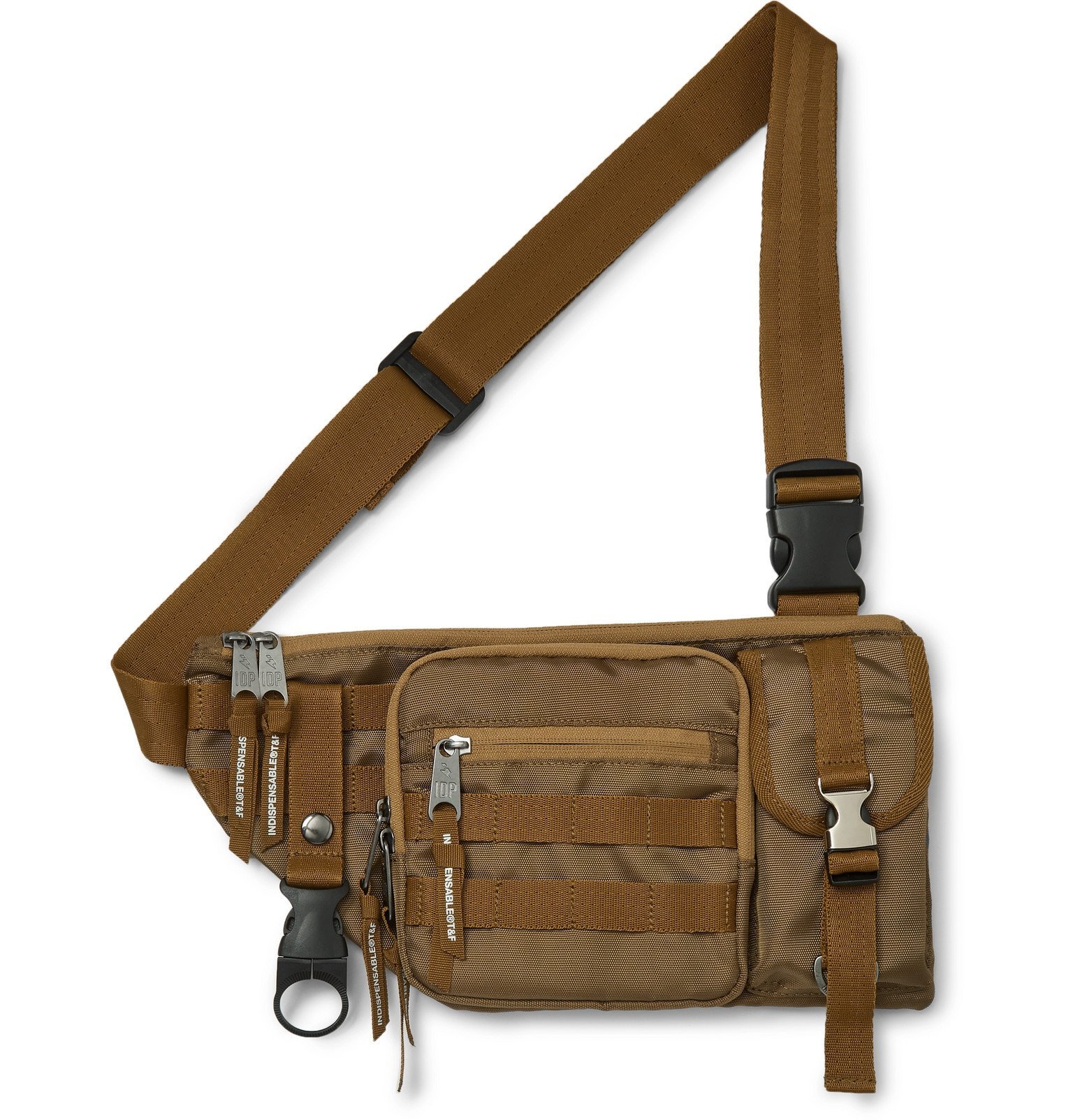 Indispensable Armour Nylon Belt Bag Brown Indispensable