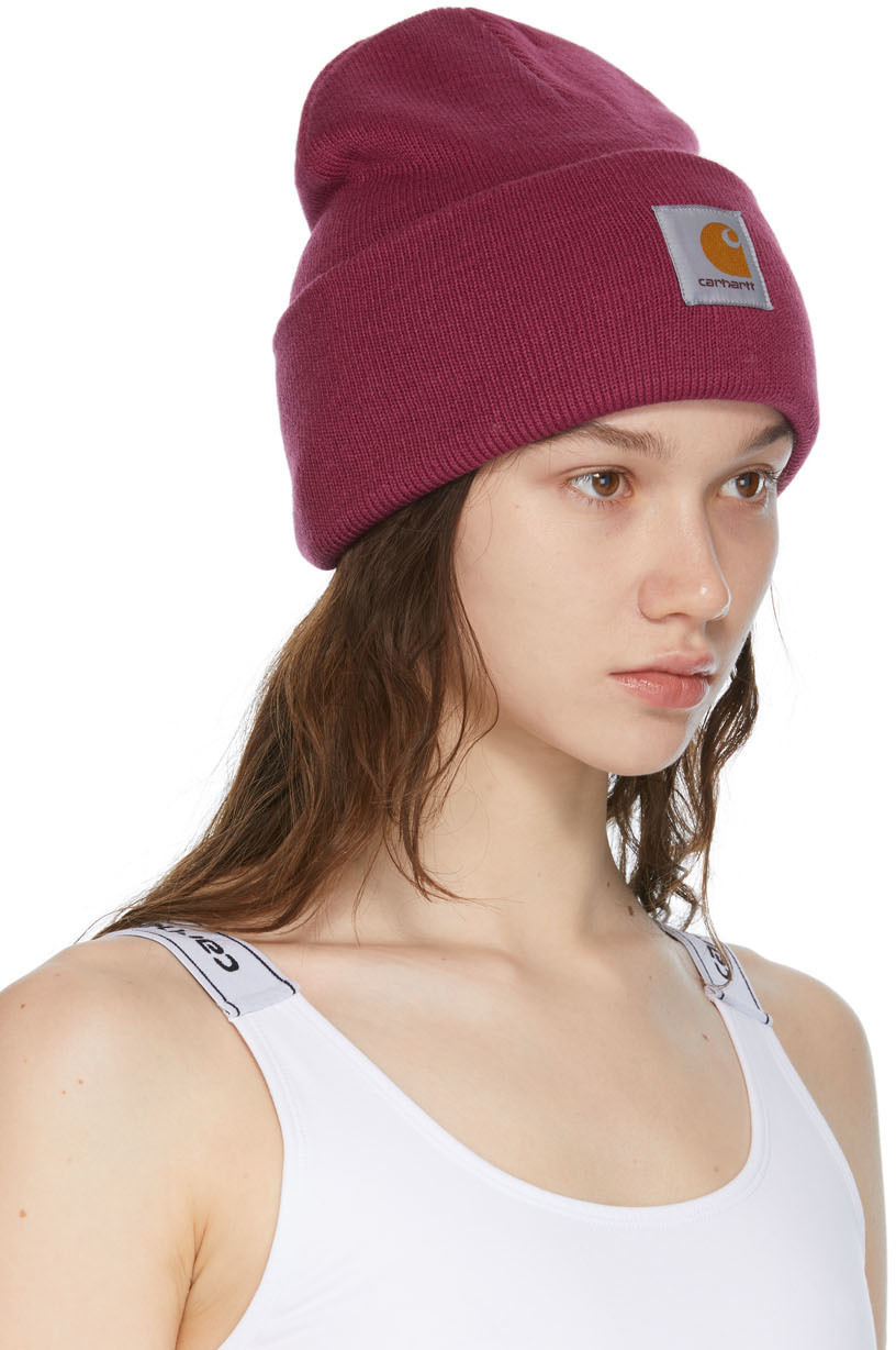 Progress Pink Watch Beanie Carhartt WIP