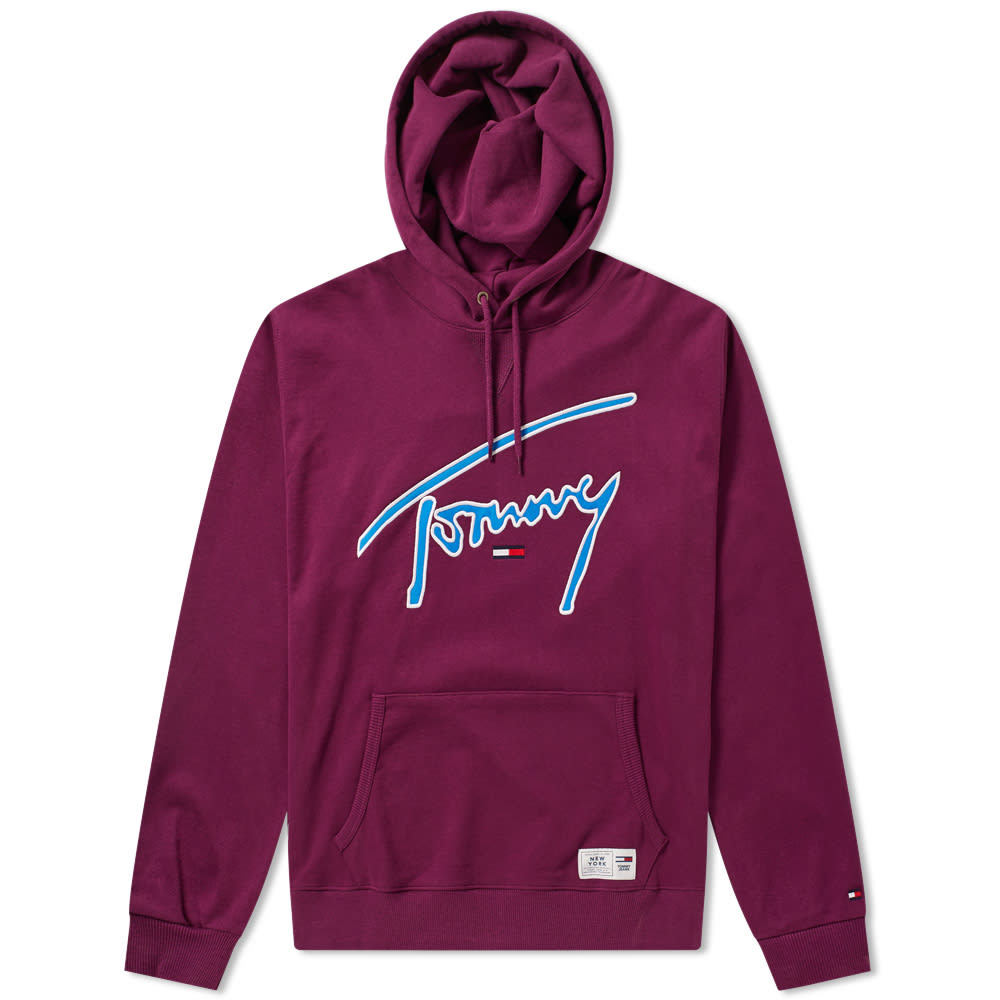 tommy jeans signature hoody