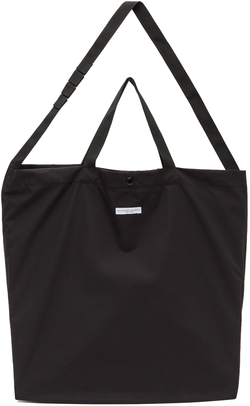 Engineered Garments Black Cotton Tote Bag Engineered Garments