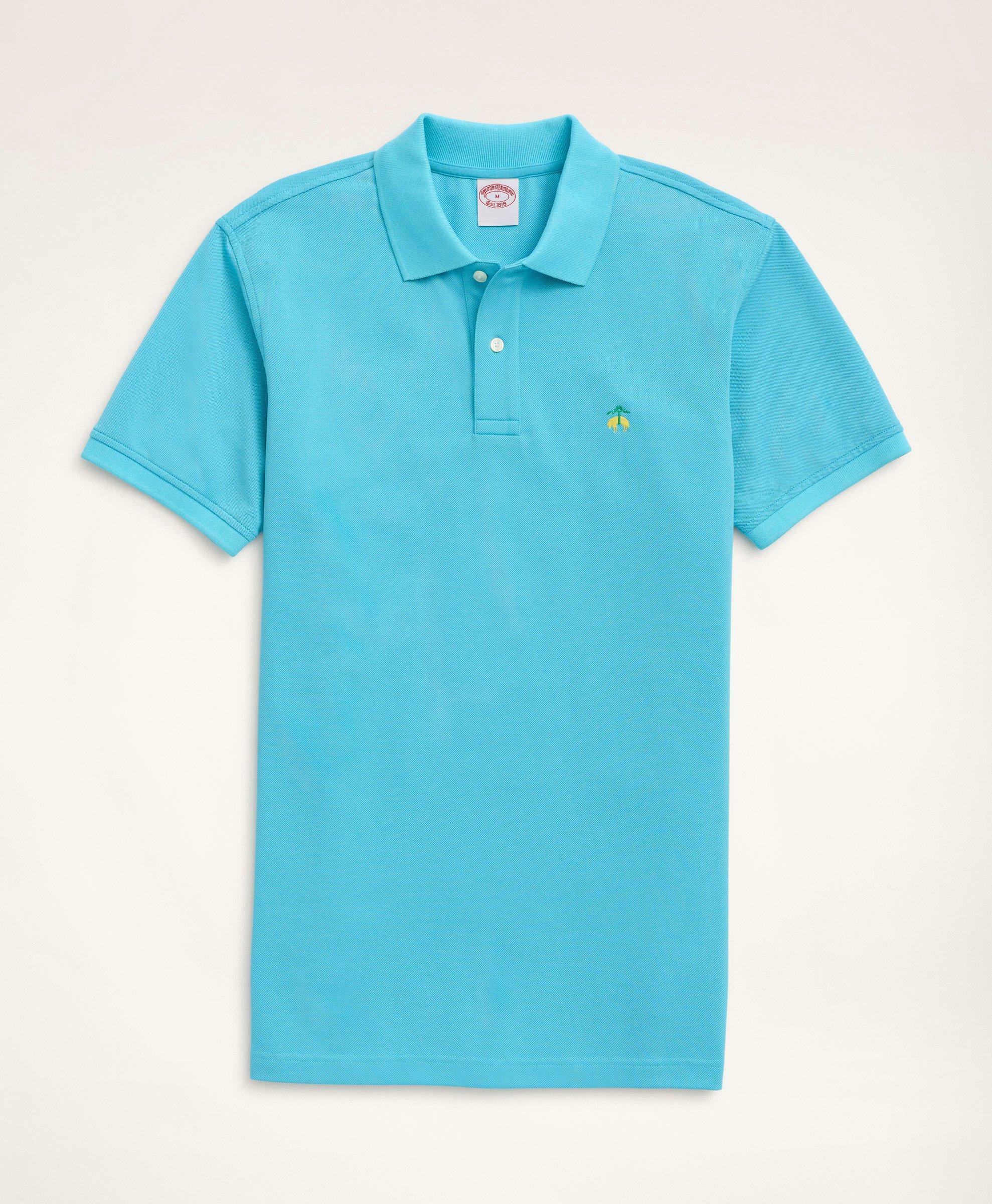 Brooks Brothers Men's Golden Fleece Original Fit Stretch Supima Polo Shirt | Turquoise