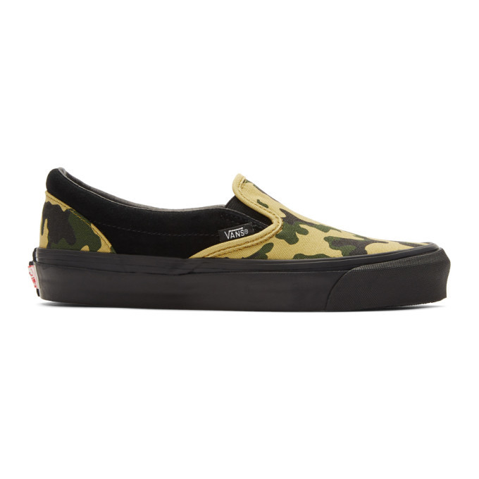 Vans Black Camo OG Classic SlipOn Sneakers Vans
