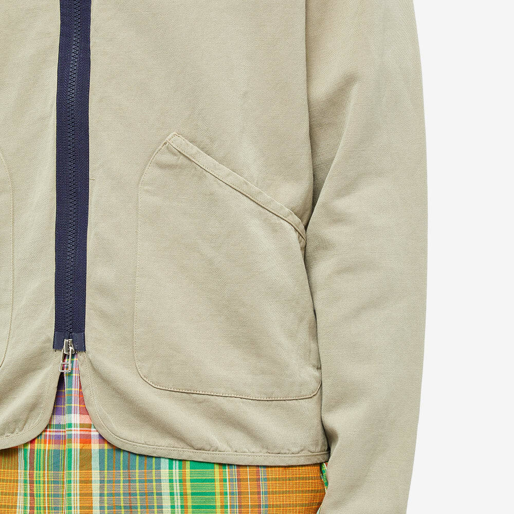 Universal Works Men's Zip Liner Jacket in Sand Universal Works
