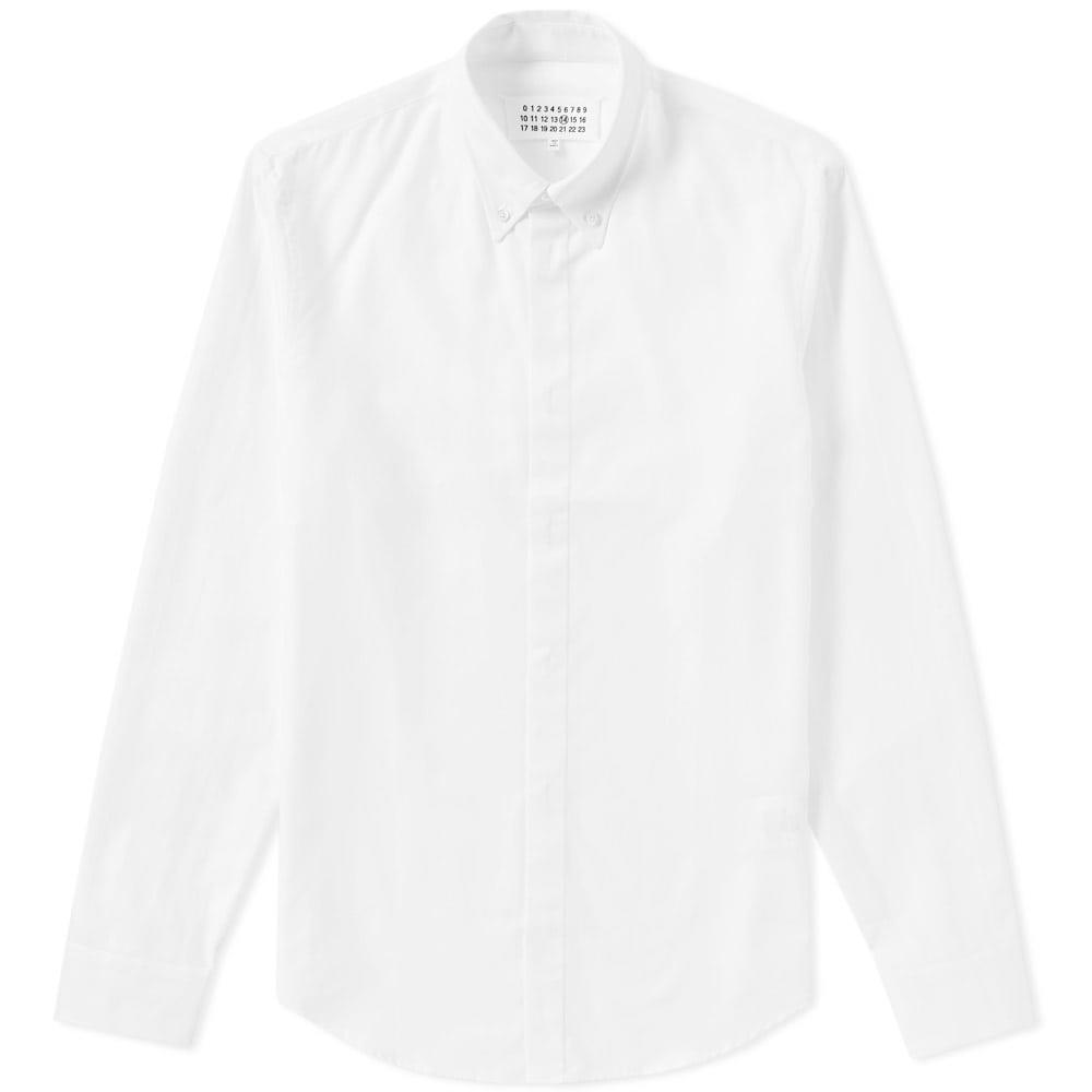 Maison Margiela 14 Classic Button Down Oxford Shirt White Maison Margiela