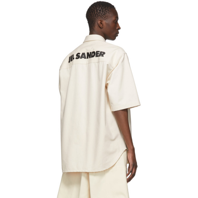 Jil Sander Off-White Selvedge Canvas Shirt Jil Sander