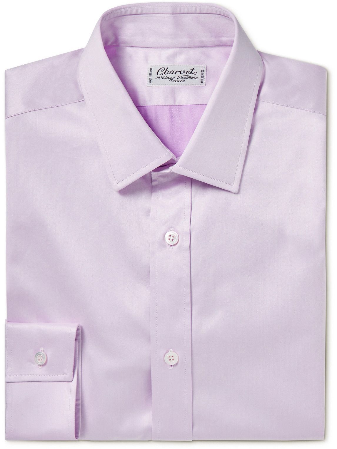 Charvet - Cotton-Satin Shirt - Pink Charvet