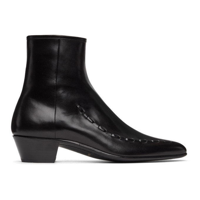 saint laurent brogue boots