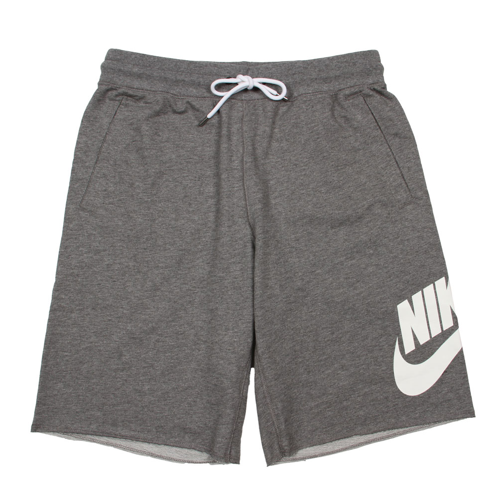 gray nike sweat shorts
