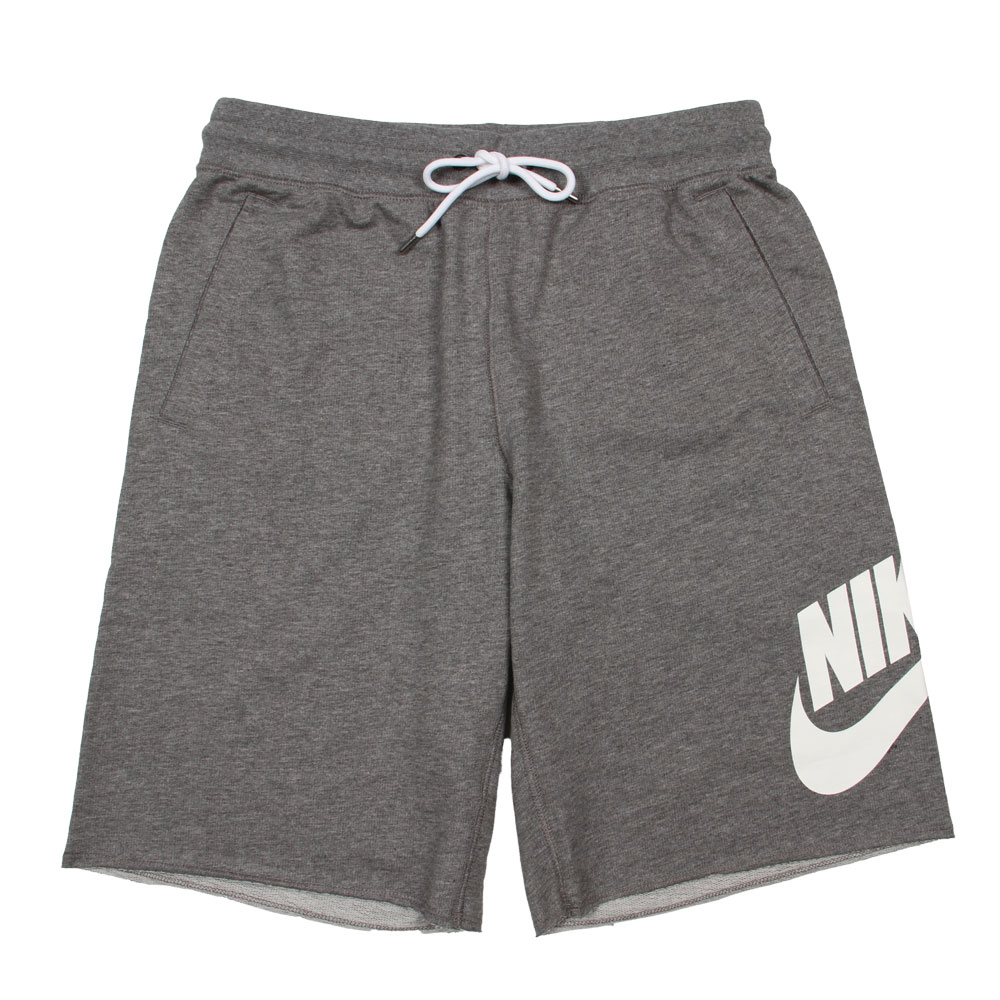 grey nike sweat shorts